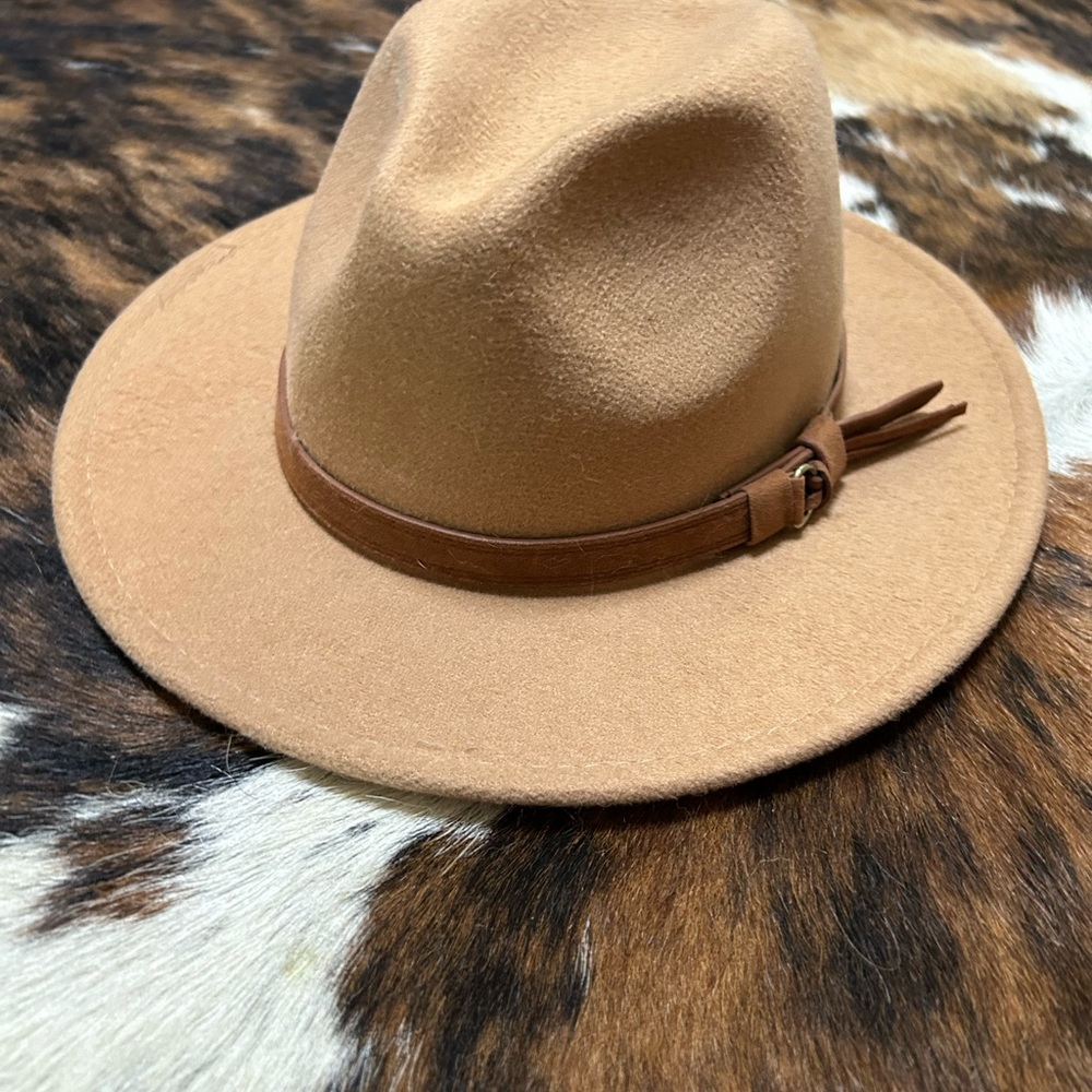 Western Boho tan hat